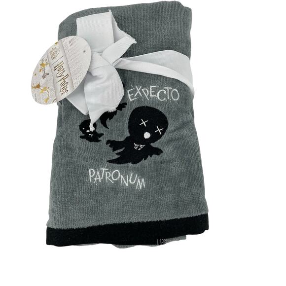 NWT Harry Potter Expecto Patronum Set of 2 Hand Towels Bath Halloween Spooky - Picture 4 of 13